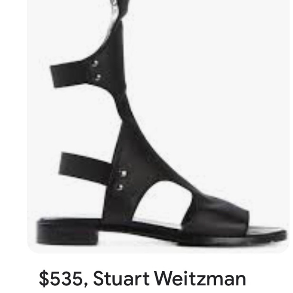 Stuart Weitzman High Top Elastic Band Sandals - image 2